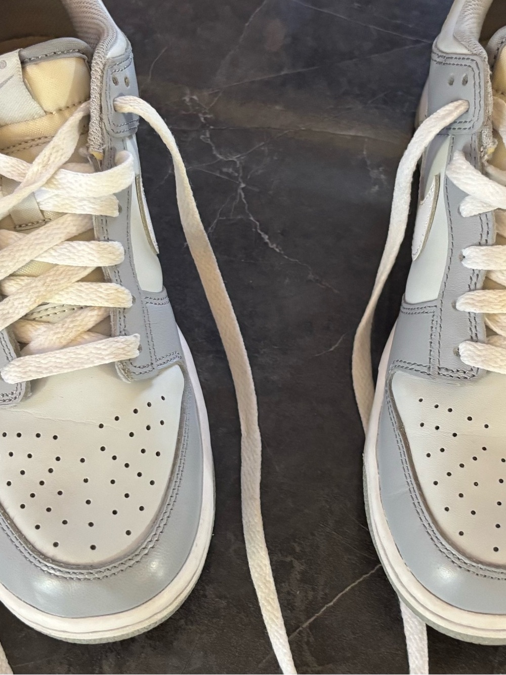Nike Women's Low-Top Sneakers in Light Gray and White